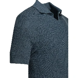 "Mercedes 300" buttonless polo shirt