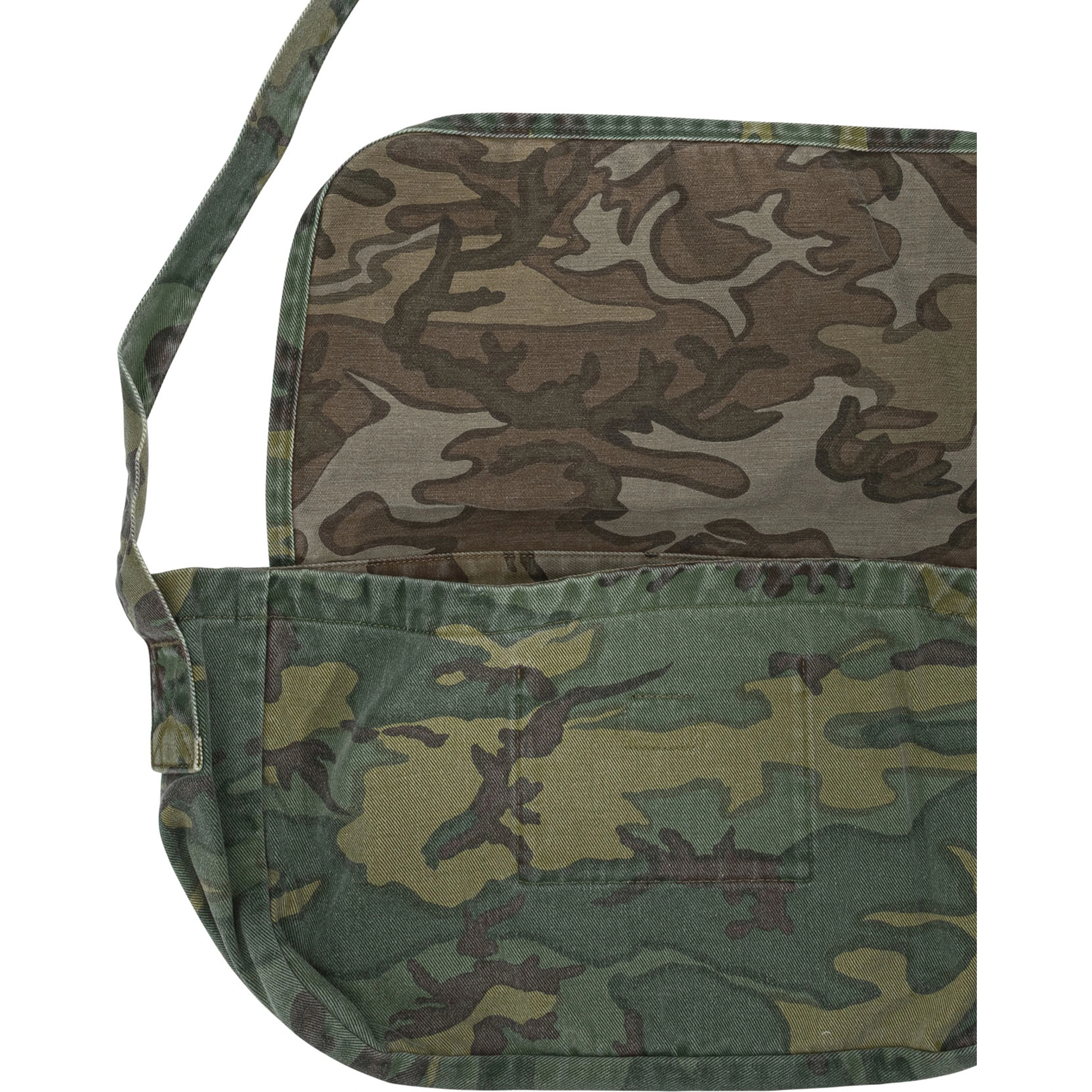 "Reversible News Paper Bag" Large Shoulder Bag