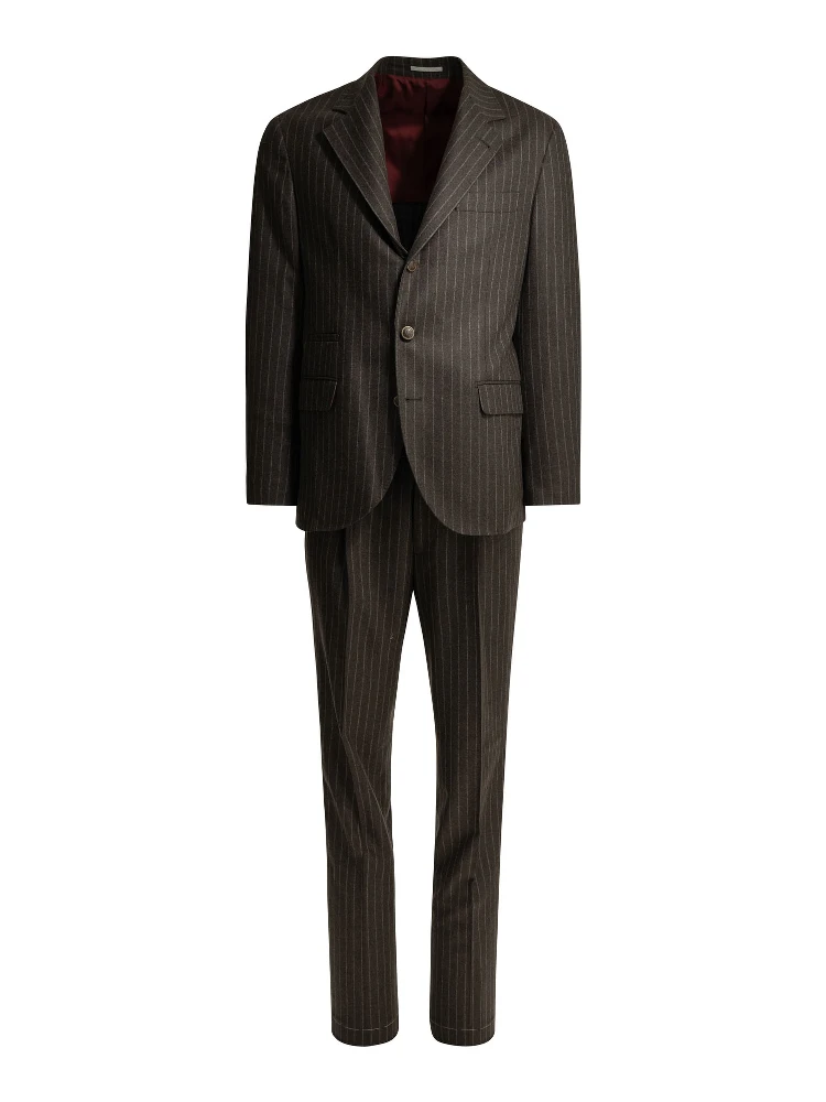 Formal pinstripe suit