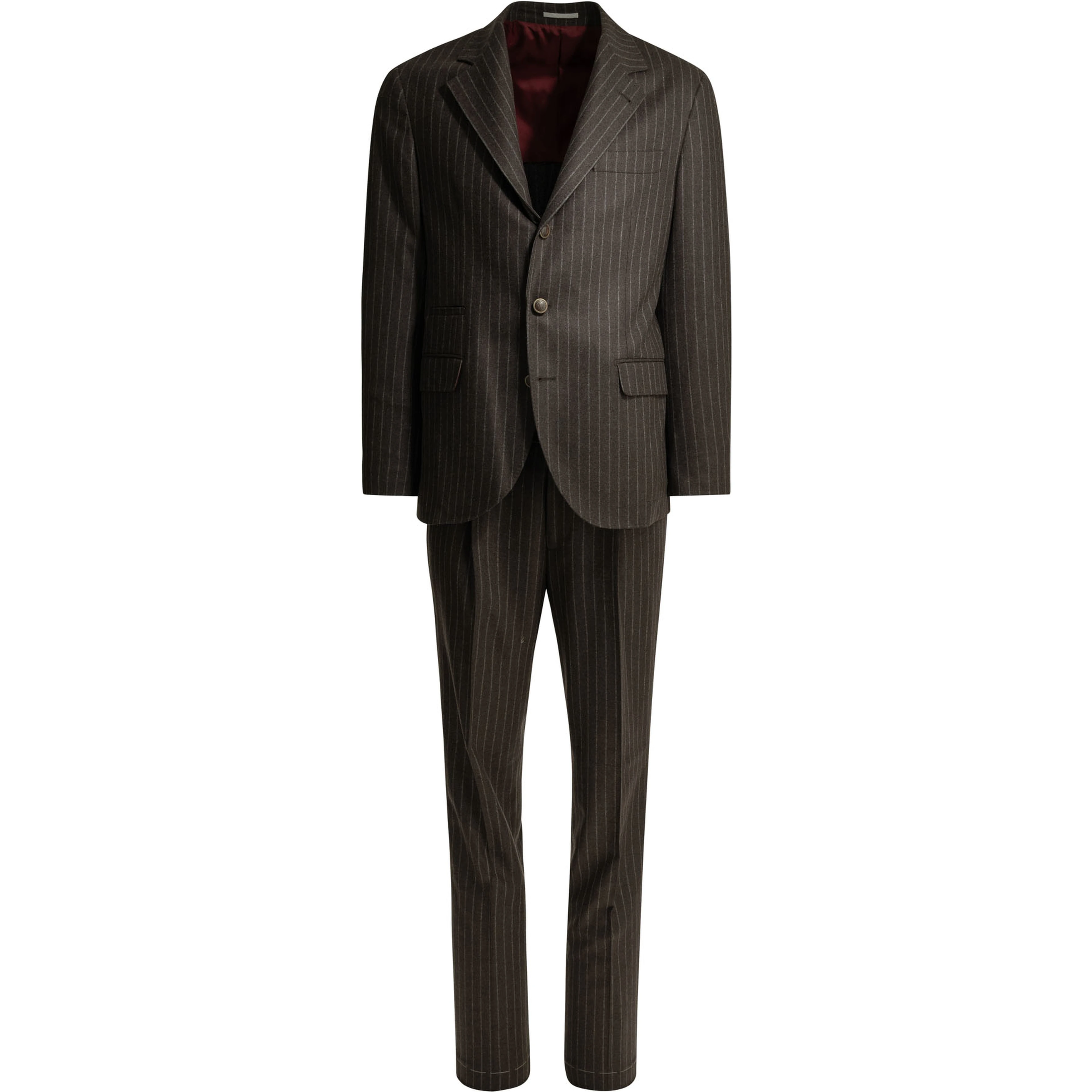 Formal pinstripe suit