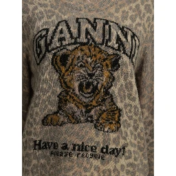 "Tiger" crewneck sweater