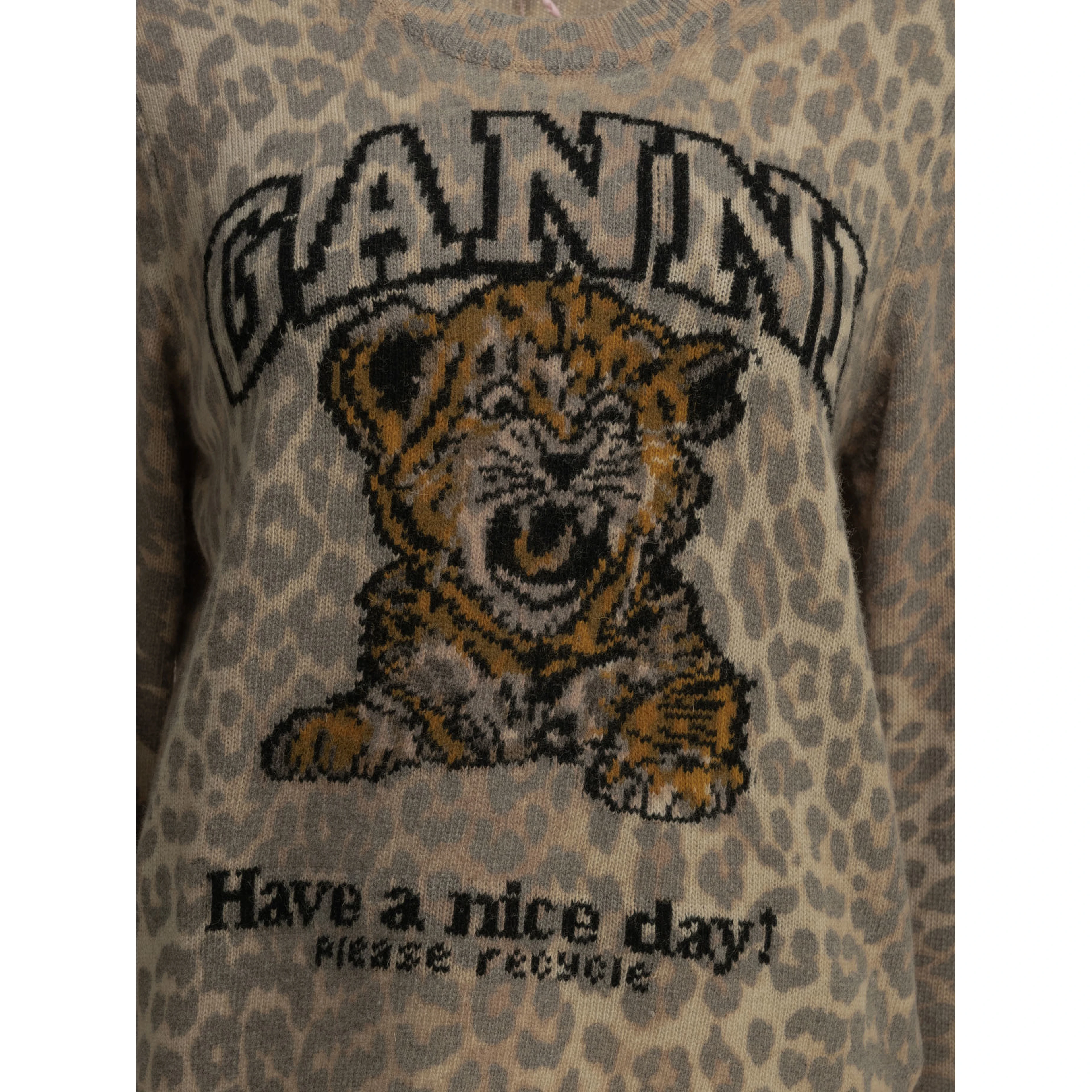 "Tiger" crewneck sweater