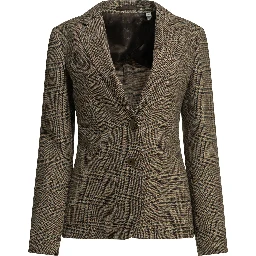 Wool-and-linen-blend blazer