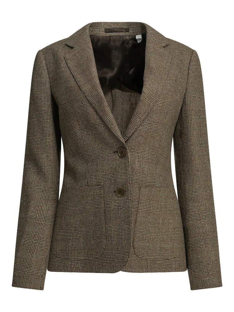 Wool-and-linen-blend blazer