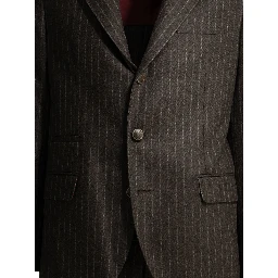 Formal pinstripe suit