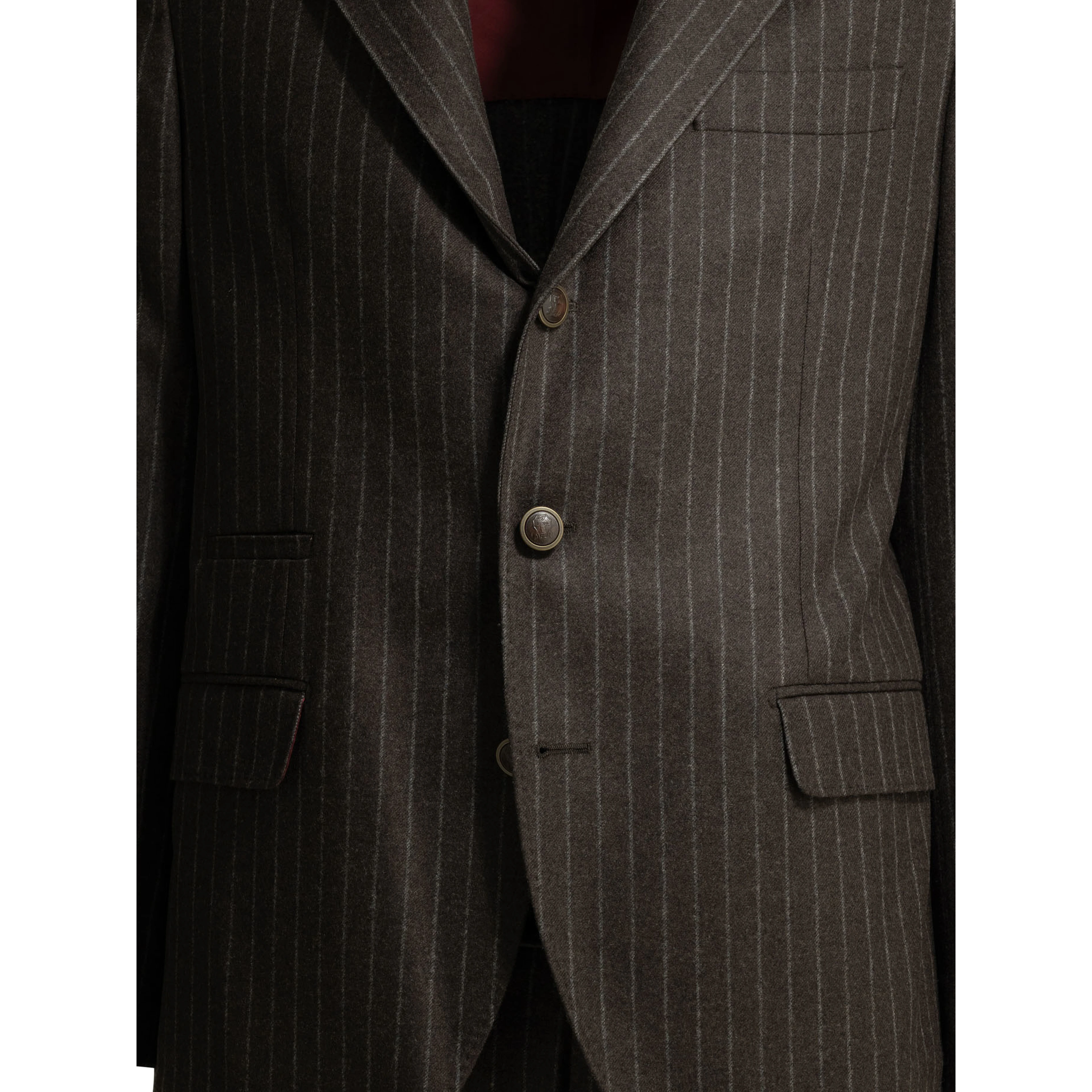 Formal pinstripe suit