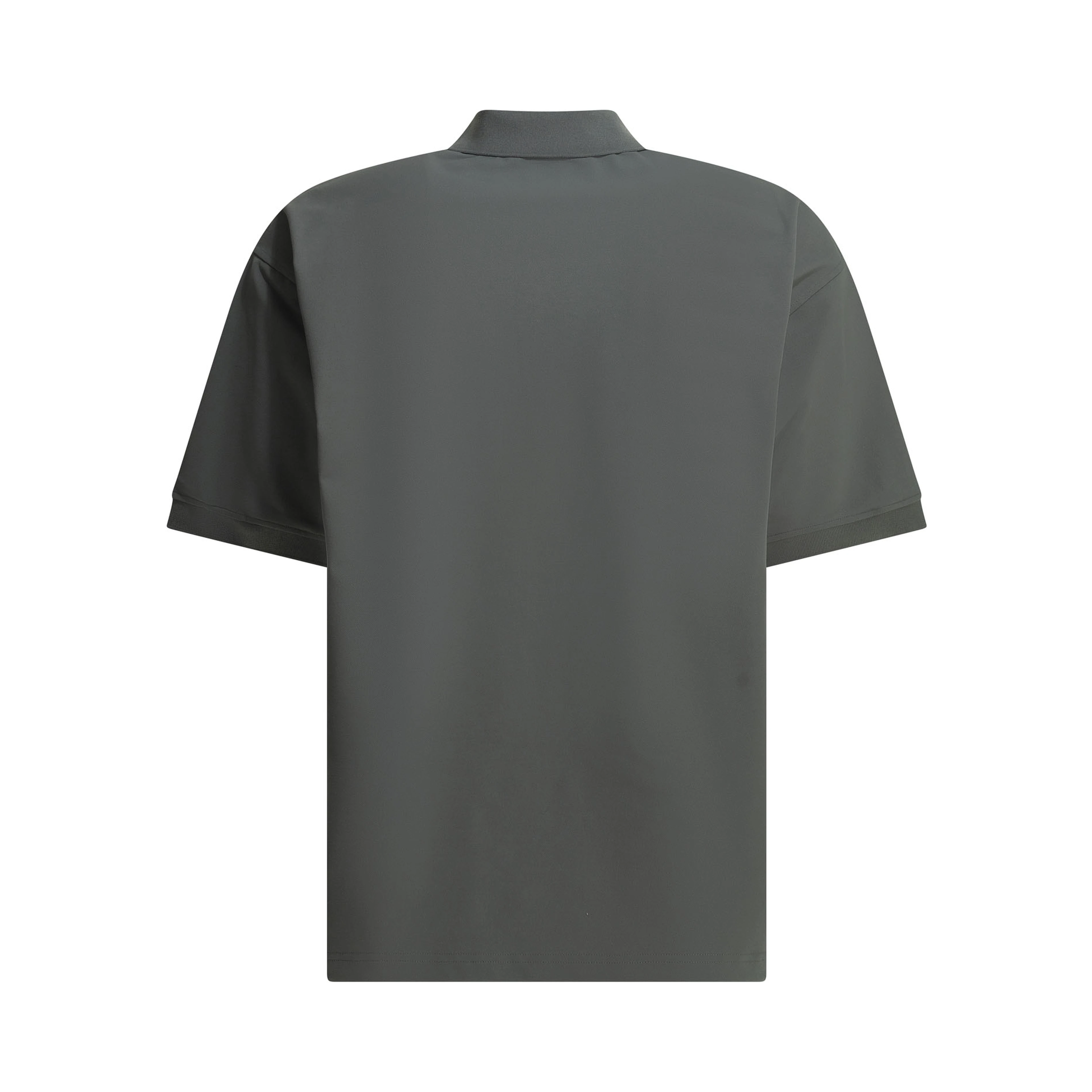 "Tech" Button-Down Polo Shirt