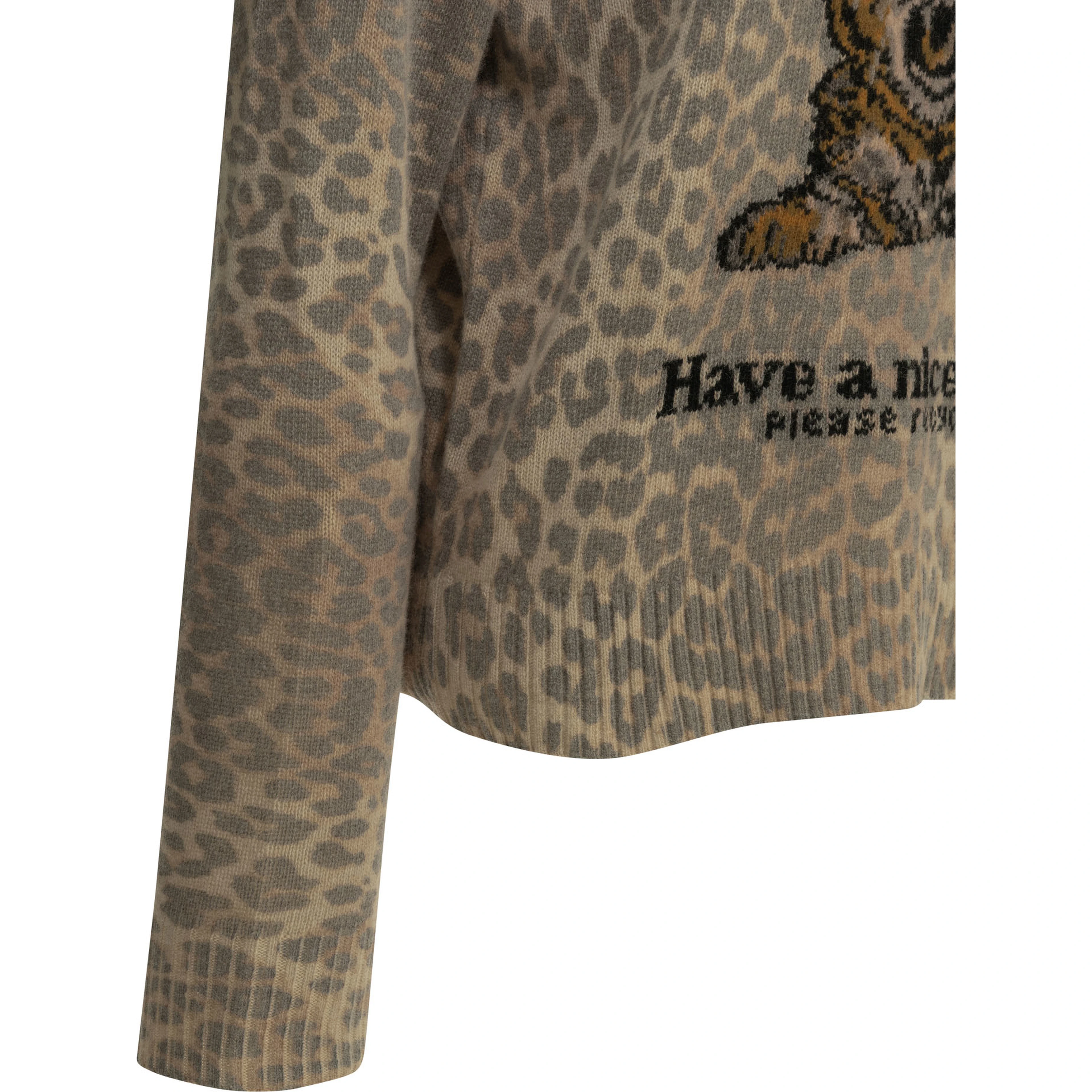 "Tiger" crewneck sweater