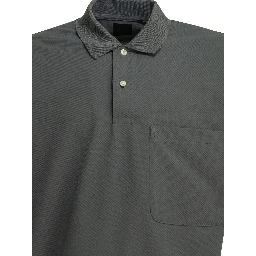 "Tech" Button-Down Polo Shirt