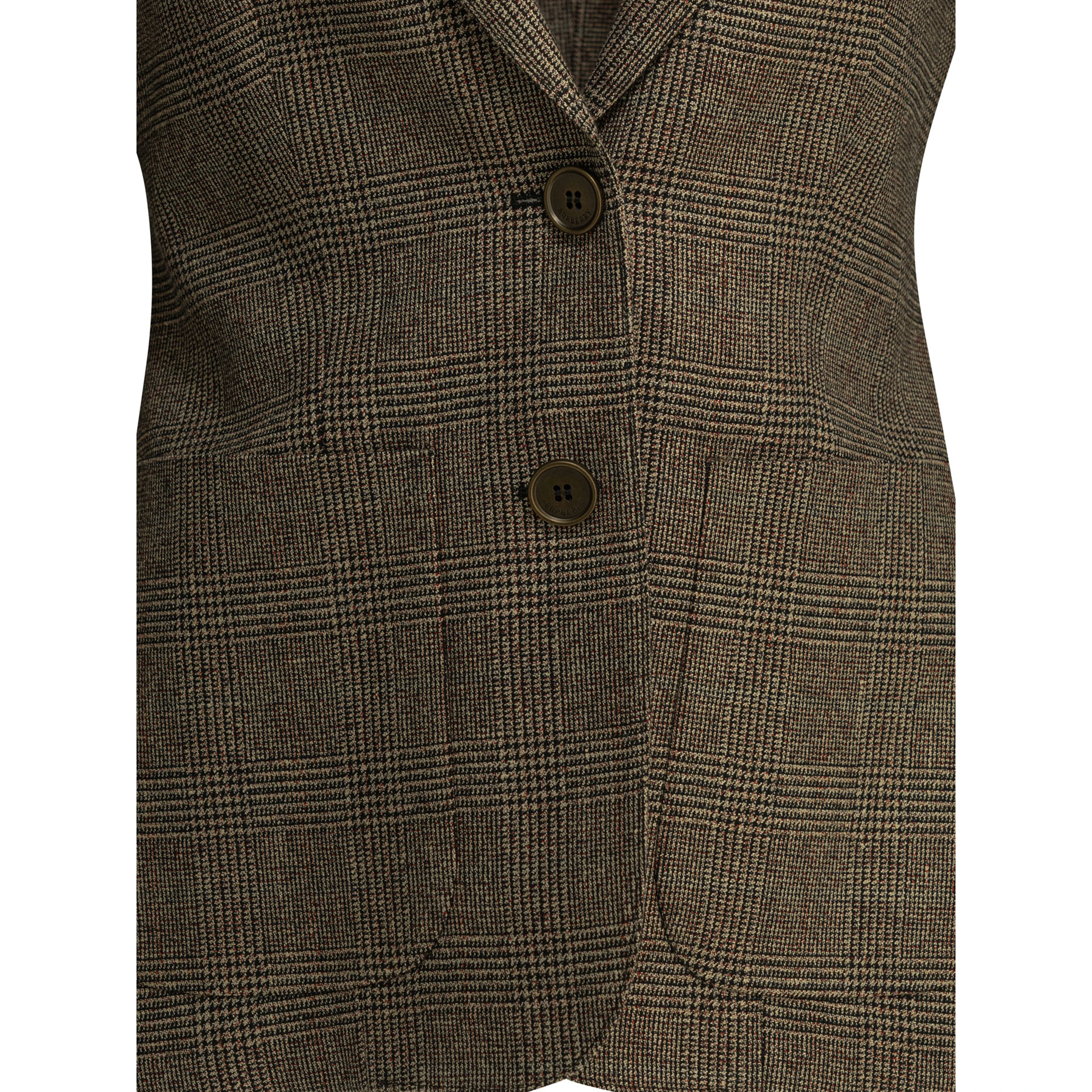 Wool-and-linen-blend blazer