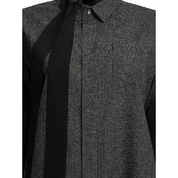 Short wool shirtdress