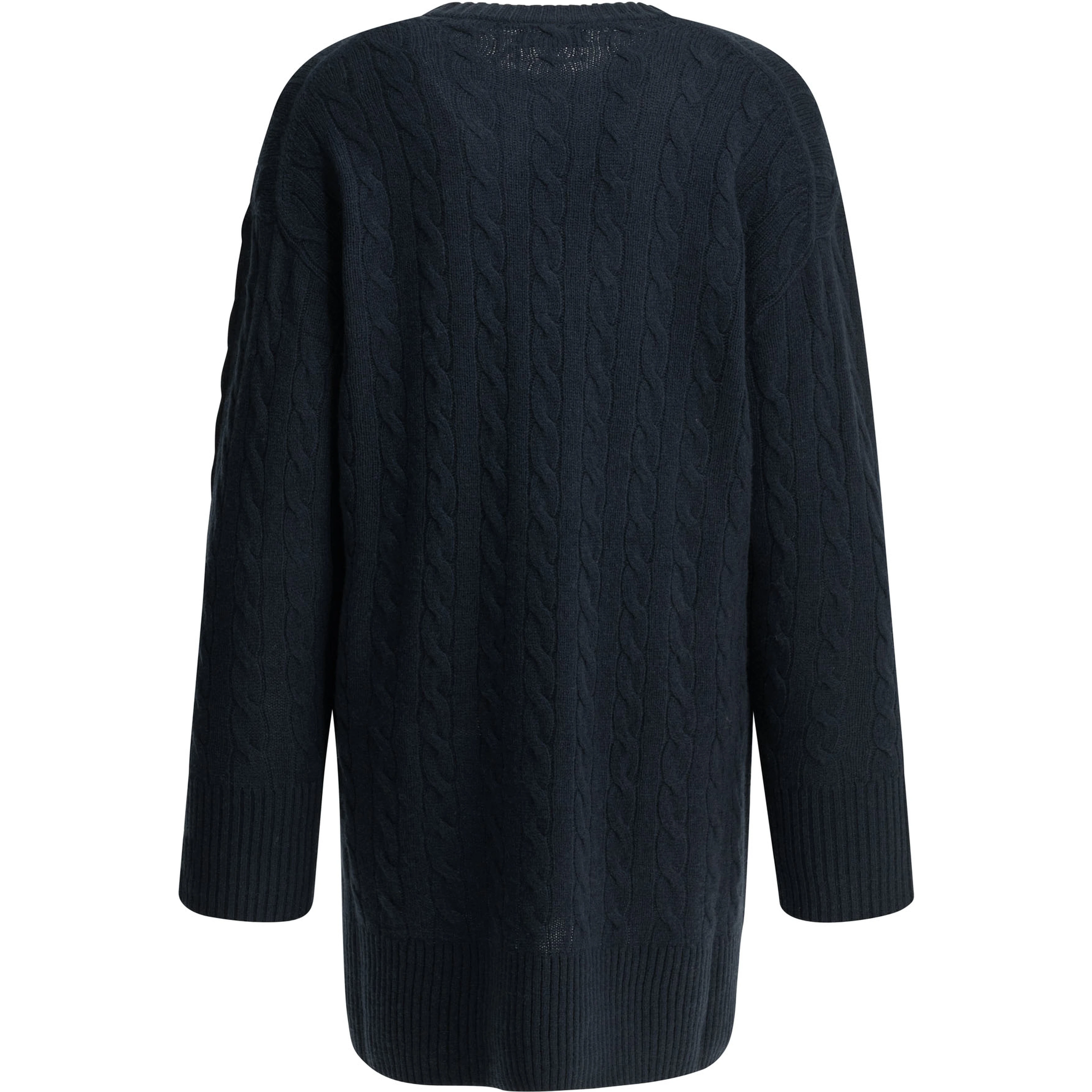 Short knit dress with logo