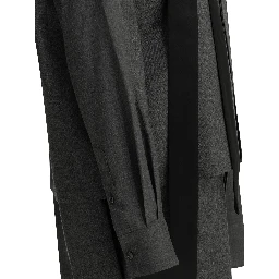Short wool shirtdress