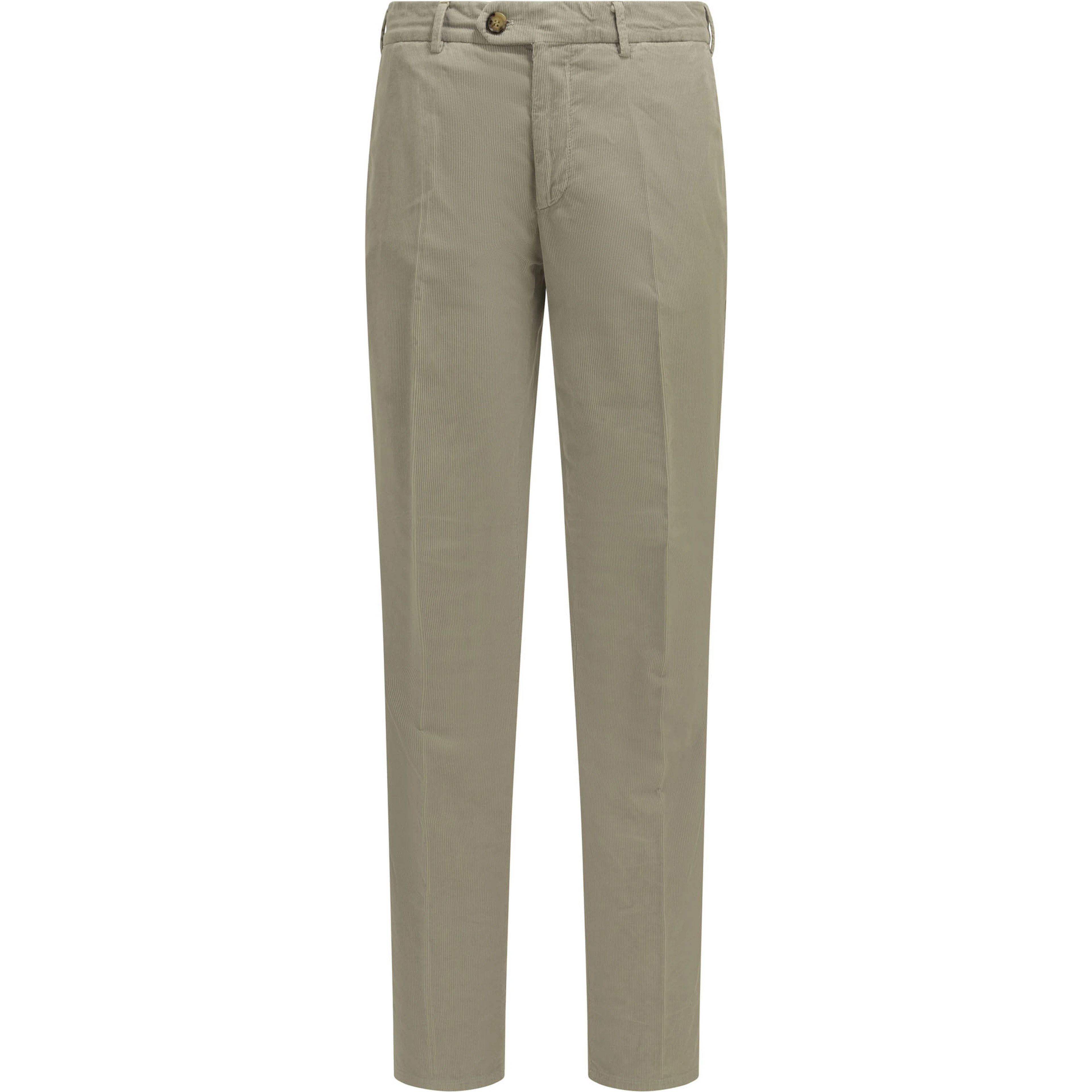 Tailored cotton velvet pants