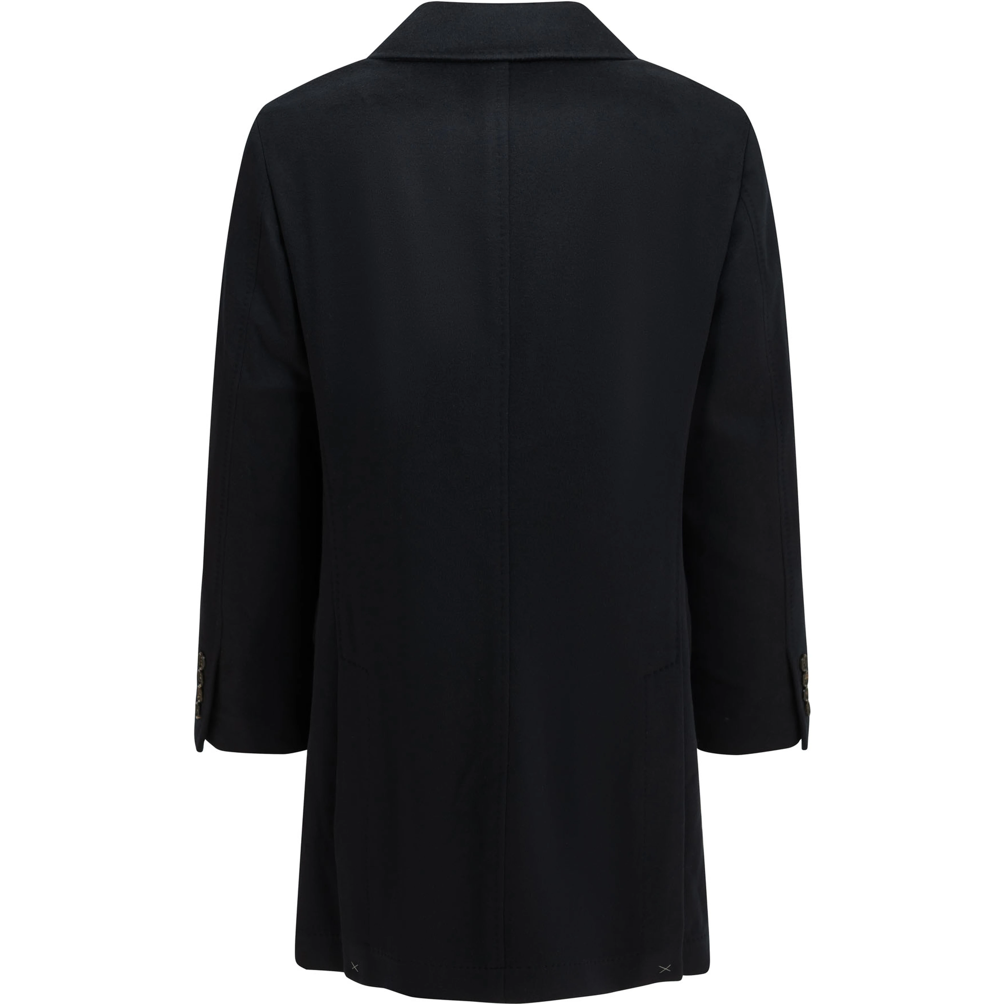 Short coat made of virgin wool fabric