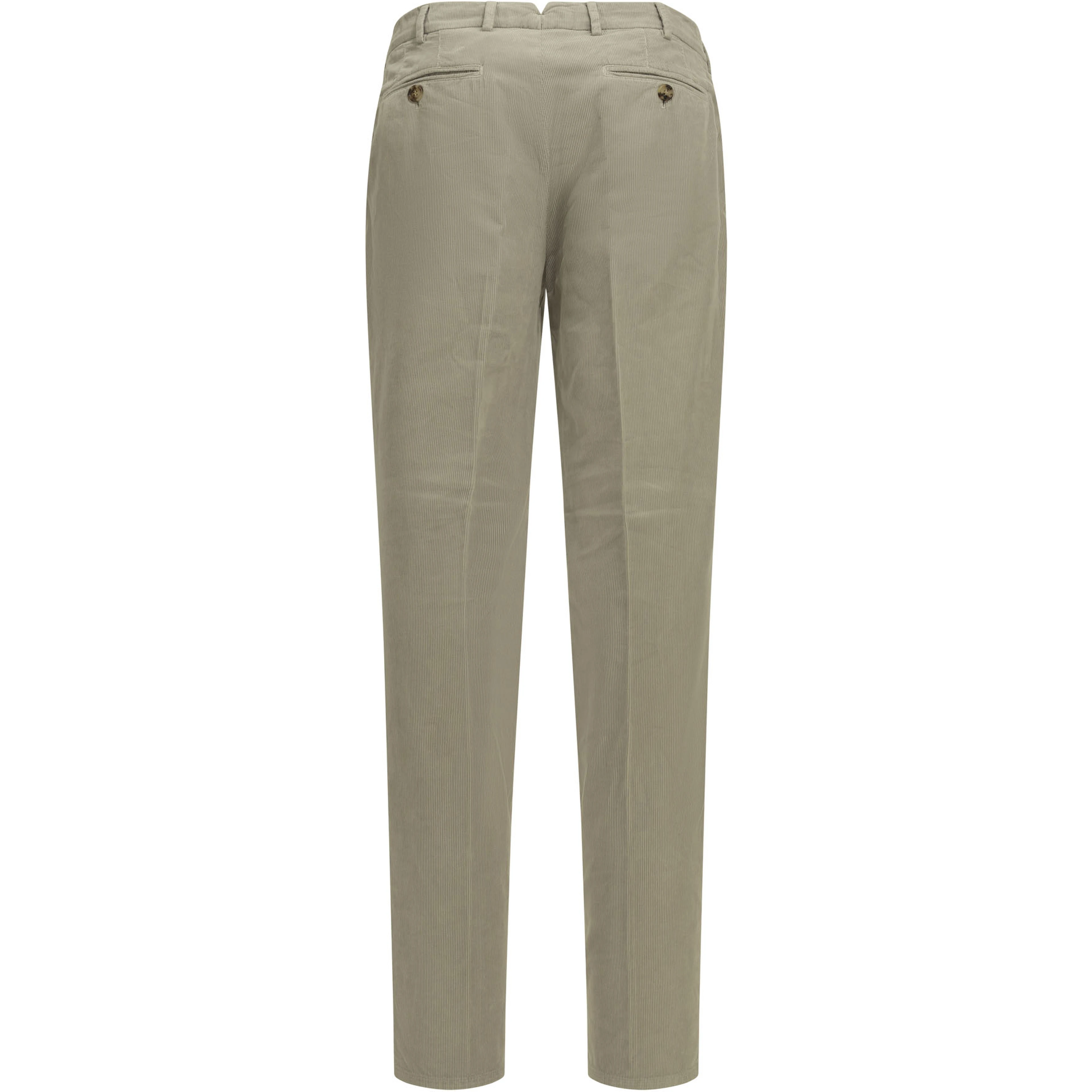 Tailored cotton velvet pants