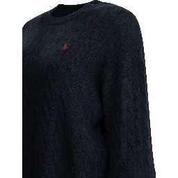Short knit dress with logo