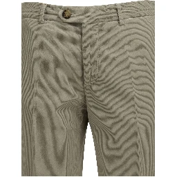 Tailored cotton velvet pants