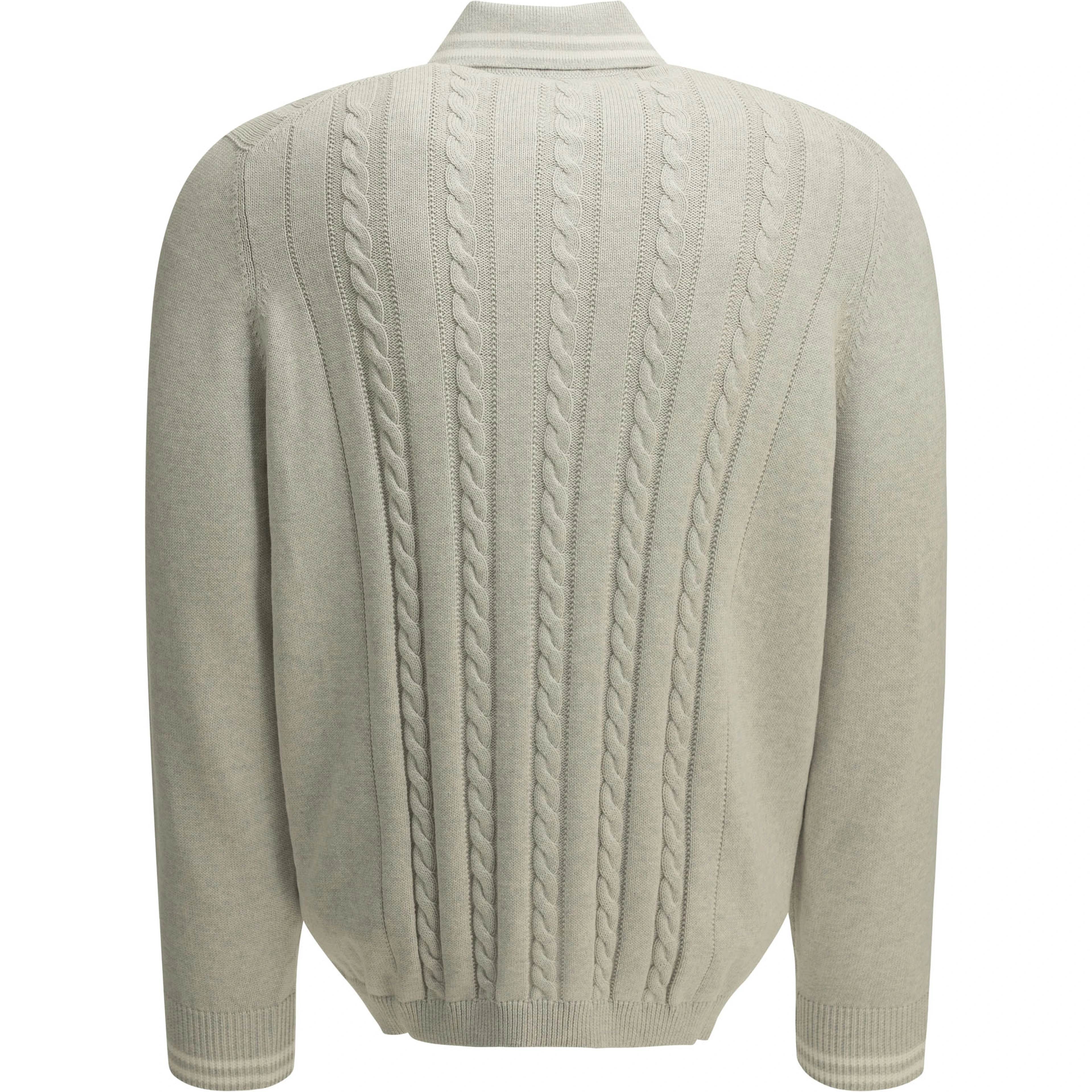 Cardigan with logo