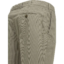 Tailored cotton velvet pants