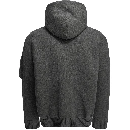 Zip-up hooded sweatshirt