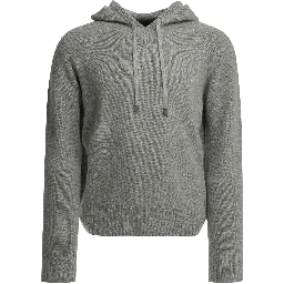 Cashmere hooded sweater