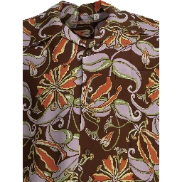 "Spider Lily" Casual Shirt