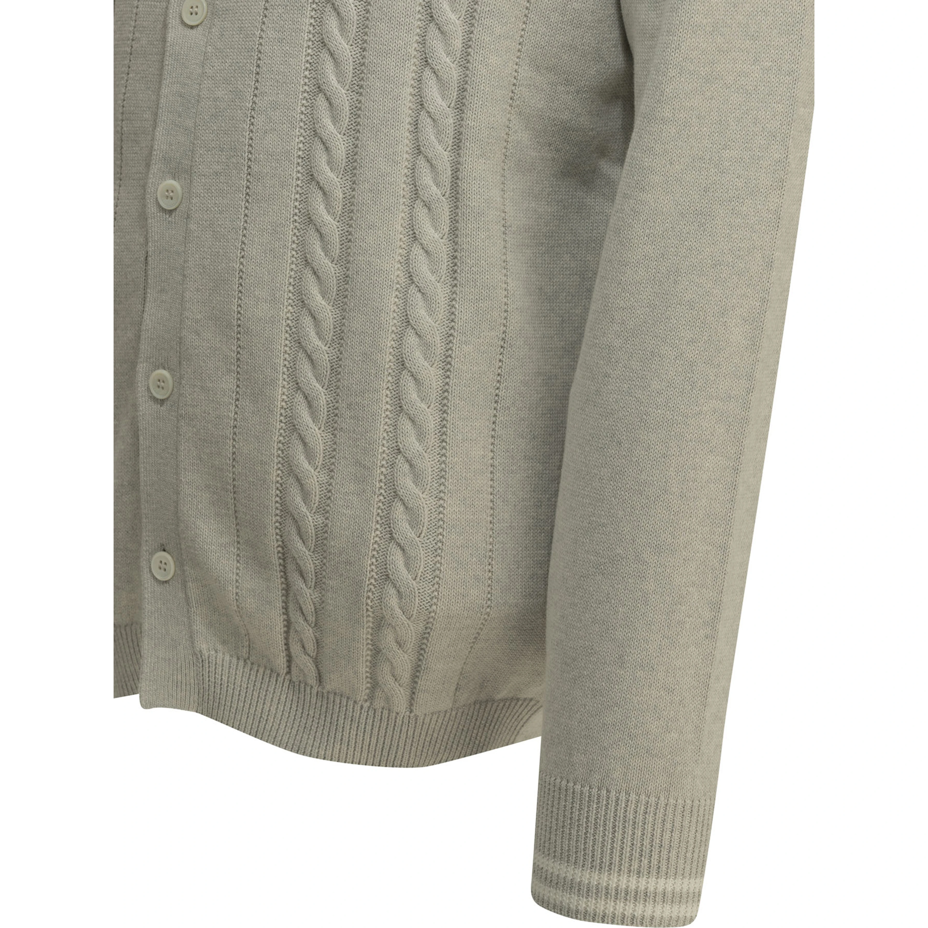 Cardigan with logo