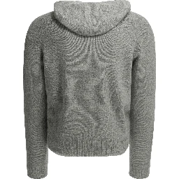 Cashmere hooded sweater