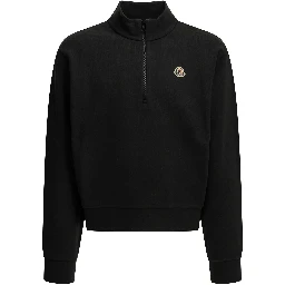 Half-Zip Sweatshirt with Logo
