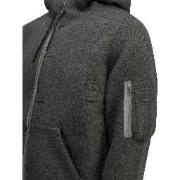 Zip-up hooded sweatshirt