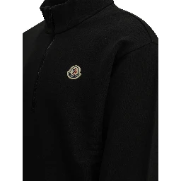 Half-Zip Sweatshirt with Logo