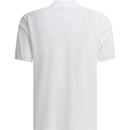 "Red Emblem" Button-Down Polo Shirt