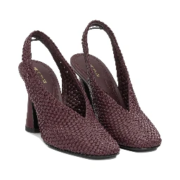 90MM Woven Slingbacks