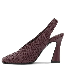90MM Woven Slingbacks