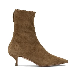"Montmartre 50MM" Ankle Boots with Zipper
