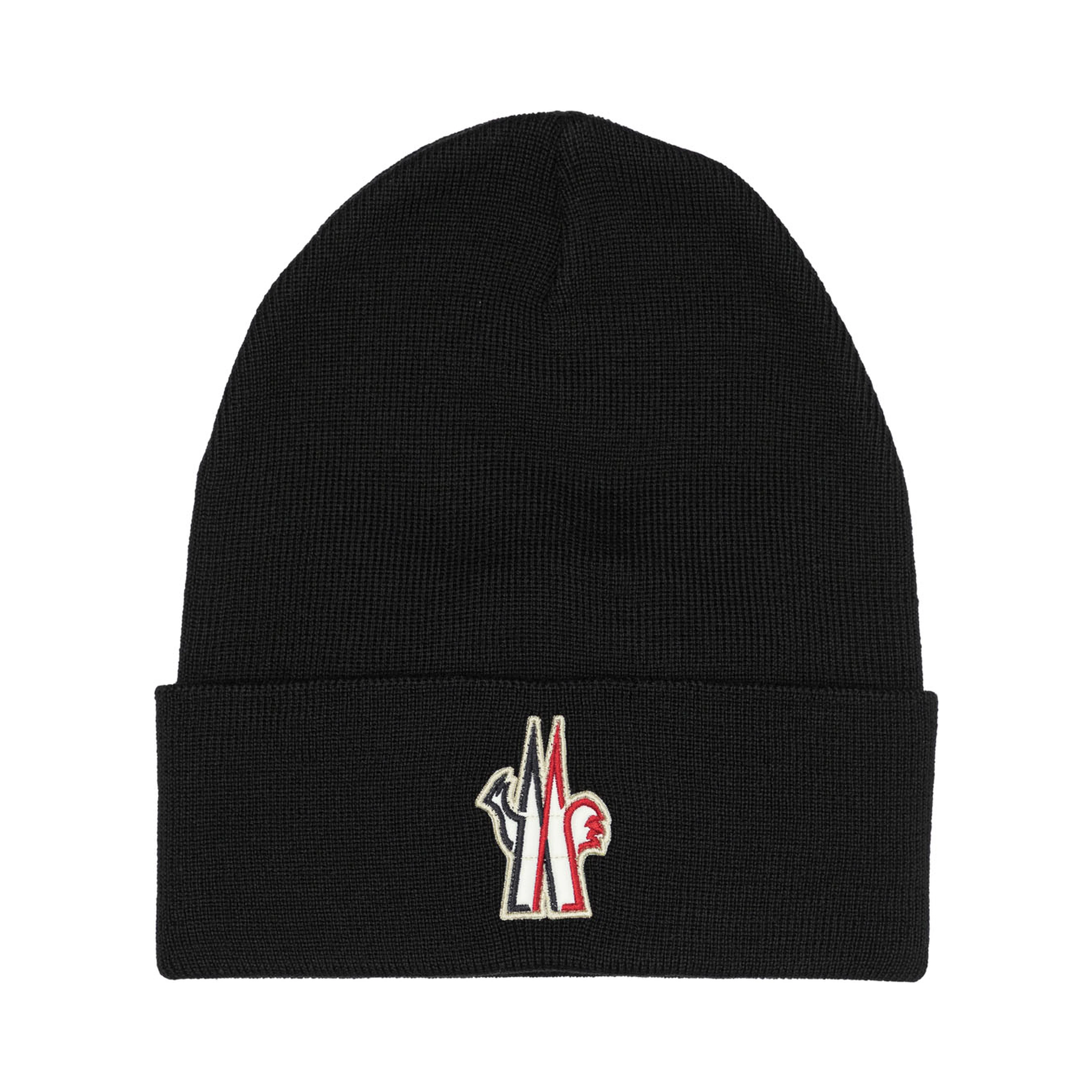 Wool beanie with logo