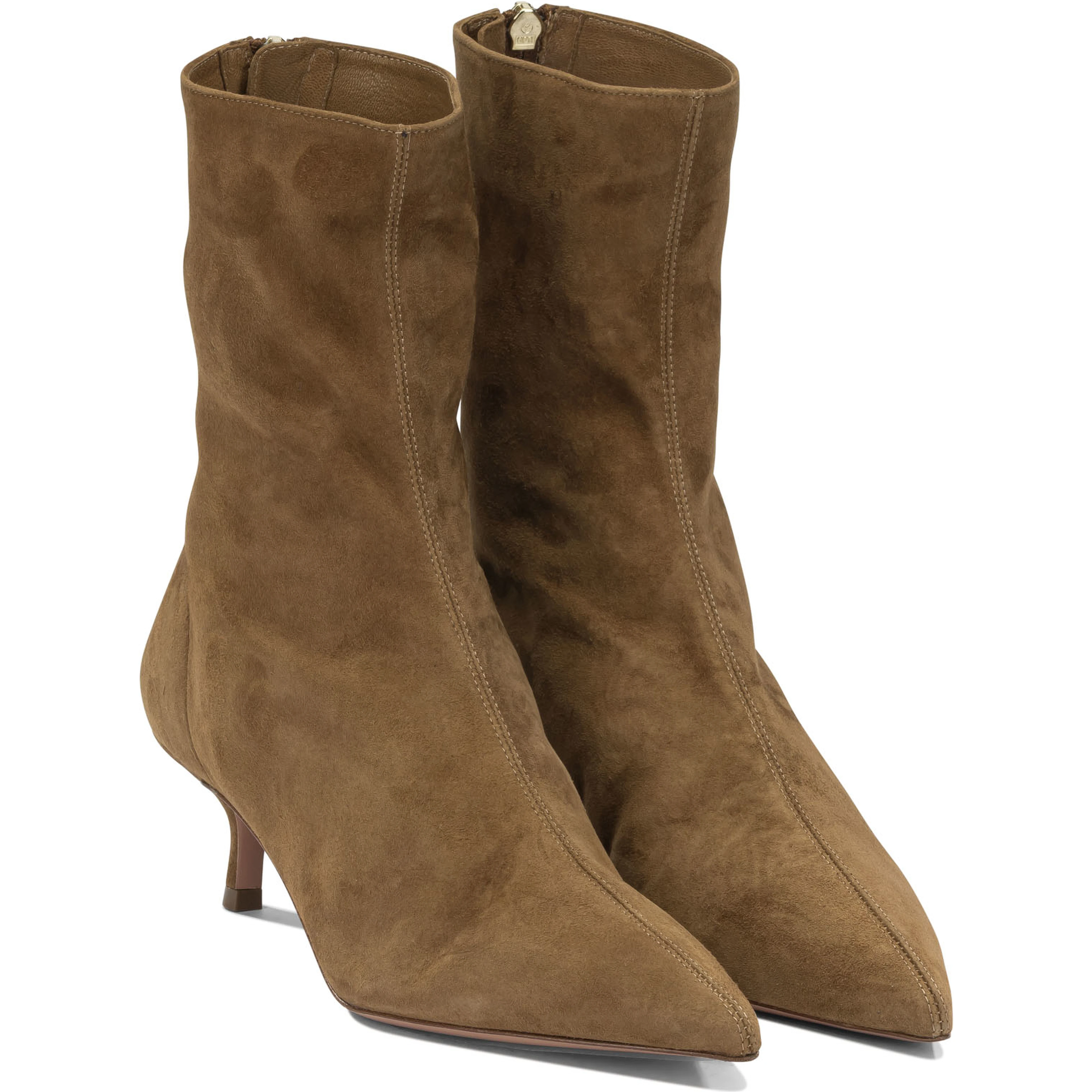 "Montmartre 50MM" Ankle Boots with Zipper