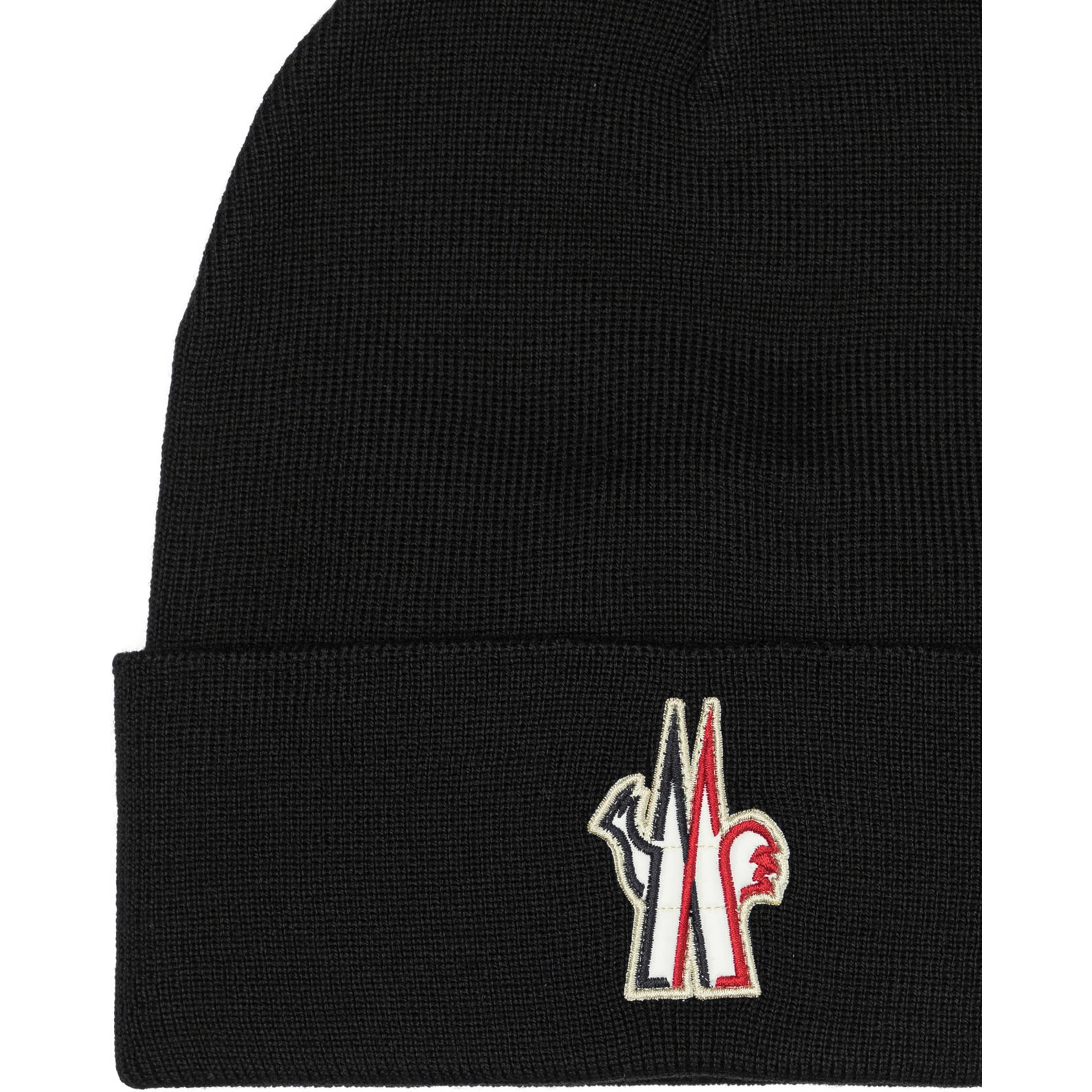 Wool beanie with logo