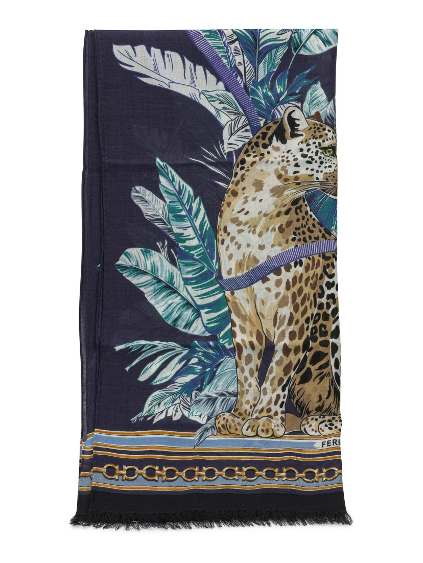 "Felini" Fringed Scarf