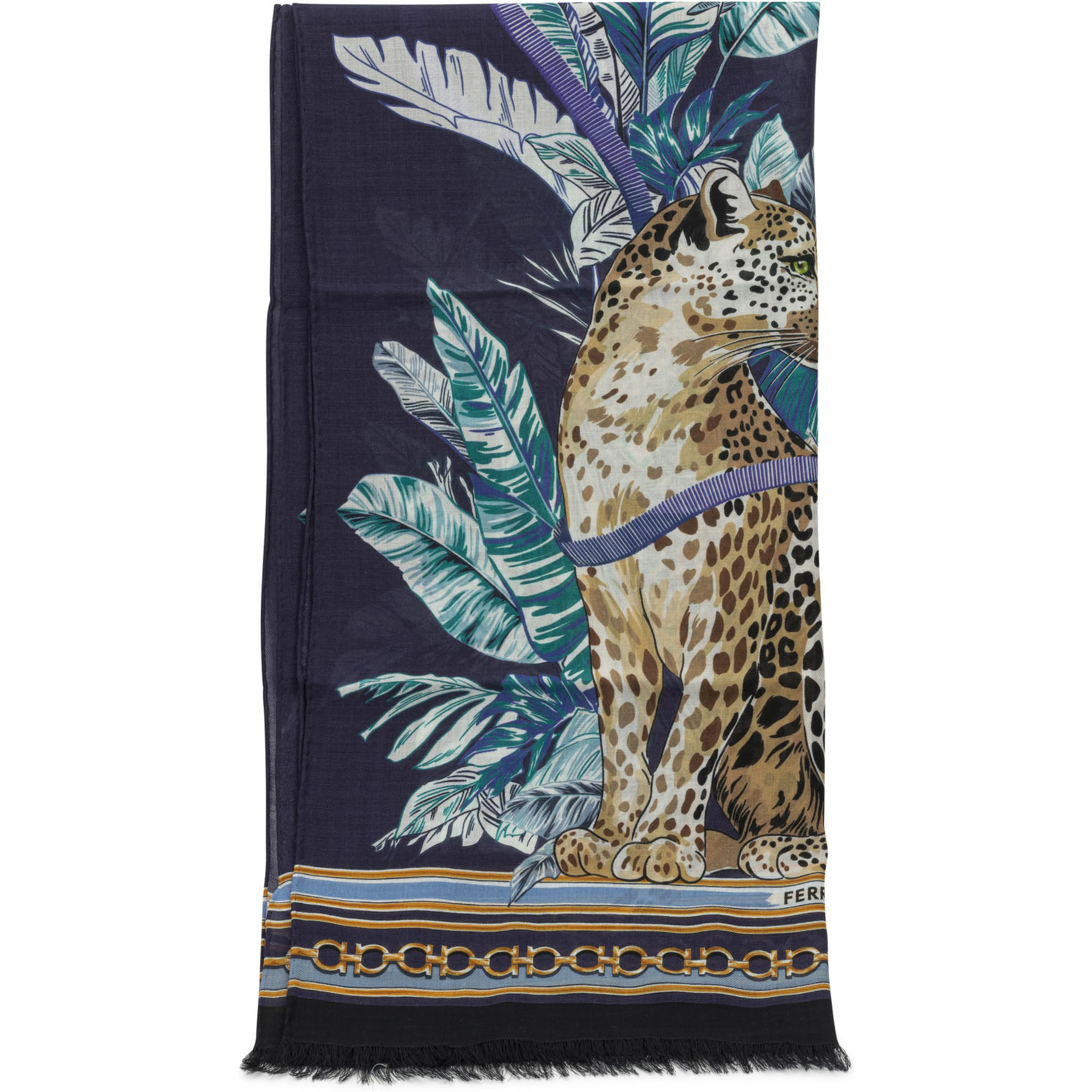 "Felini" Fringed Scarf