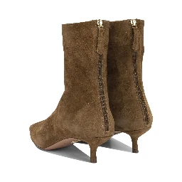 "Montmartre 50MM" Ankle Boots with Zipper