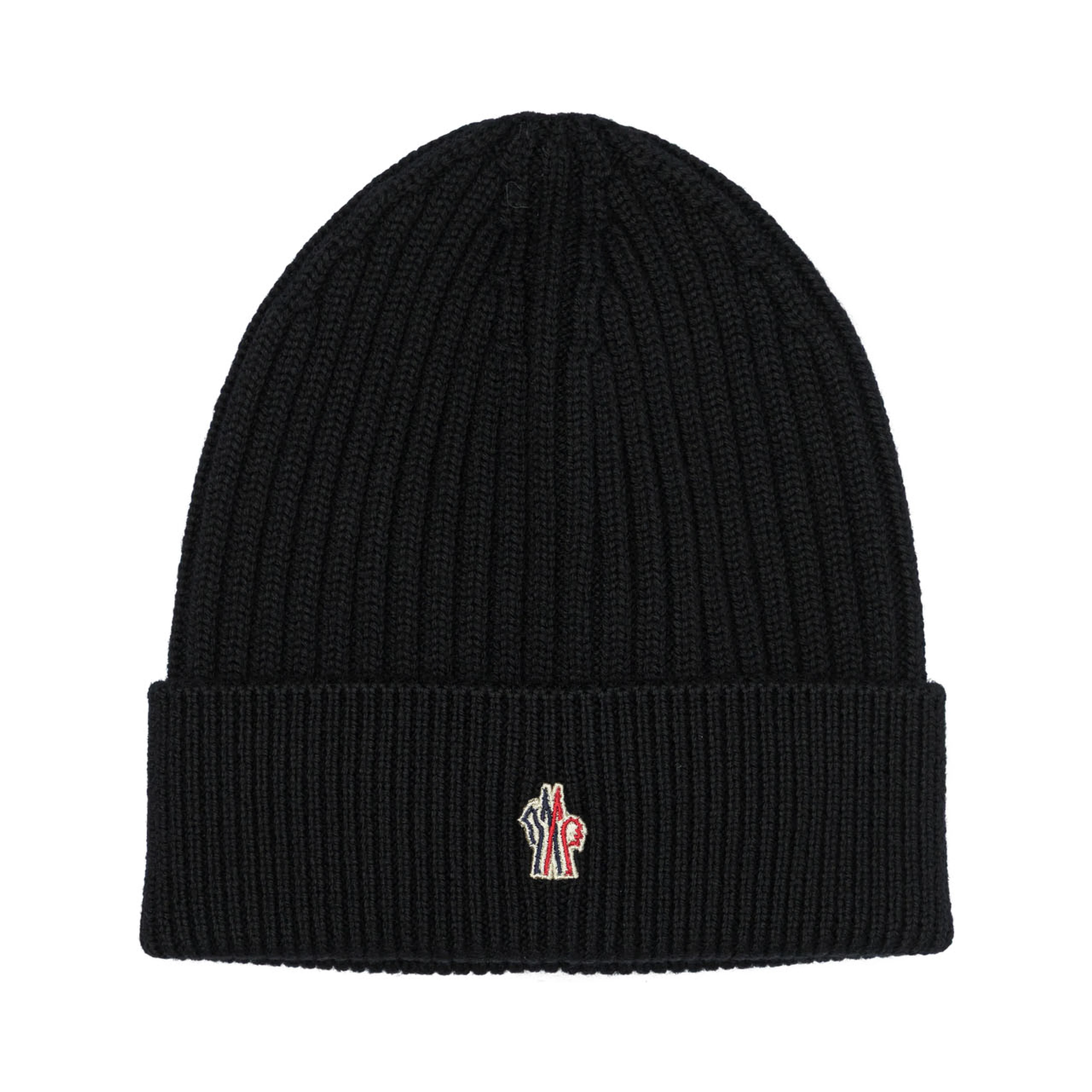 Wool beanie with logo