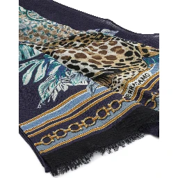 "Felini" Fringed Scarf