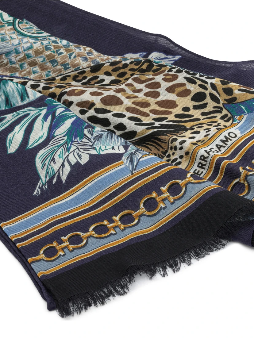 "Felini" Fringed Scarf