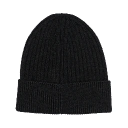 Wool beanie with logo