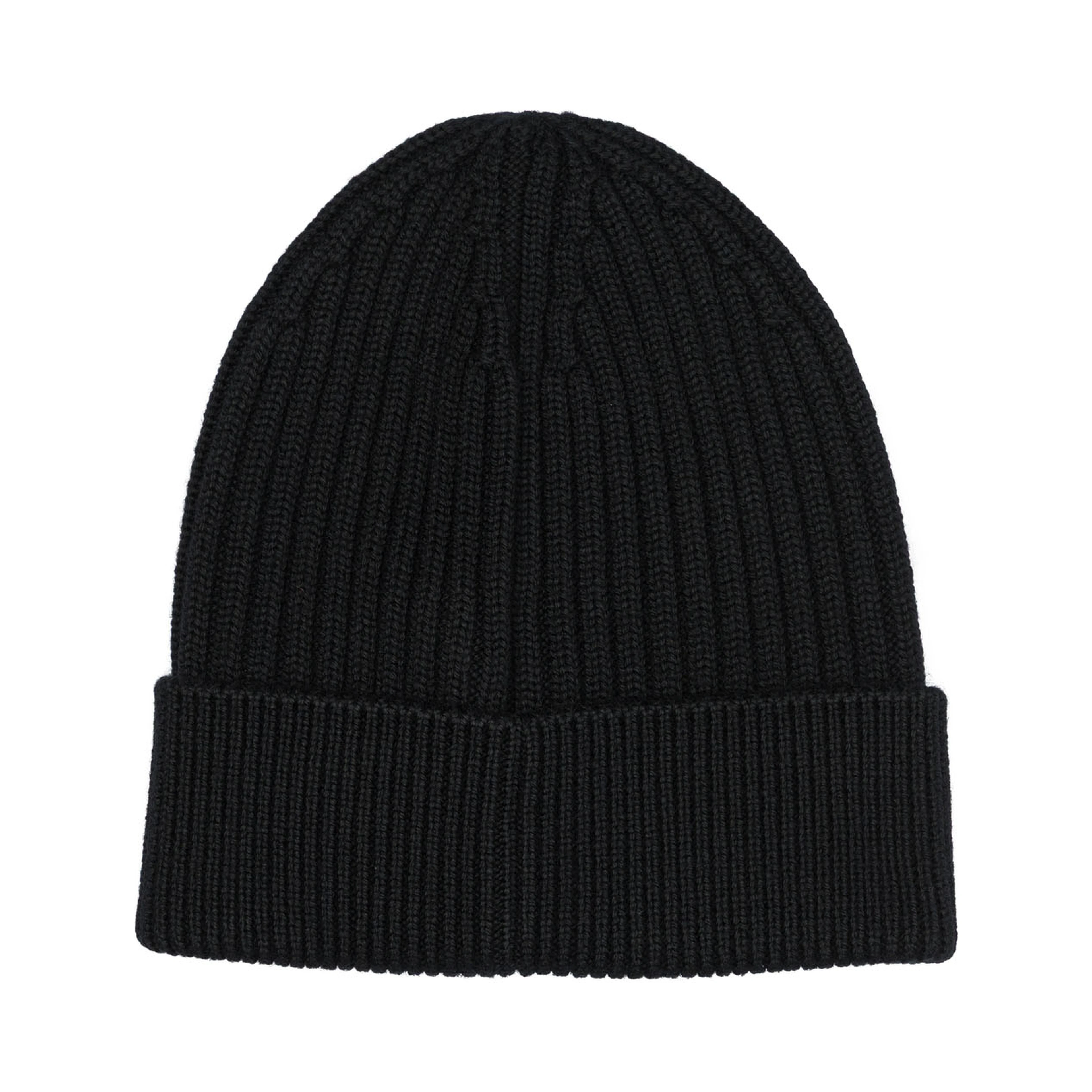 Wool beanie with logo