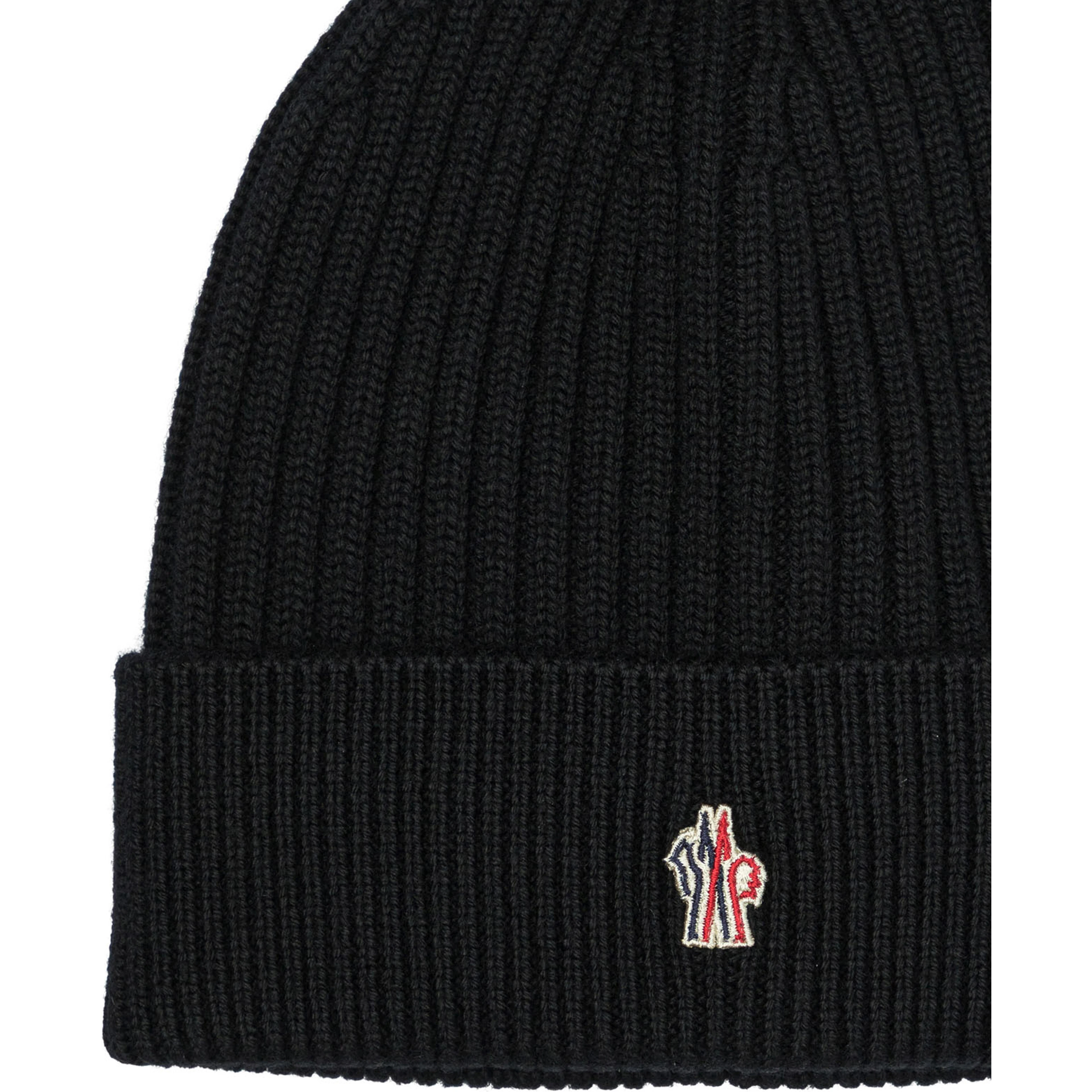 Wool beanie with logo