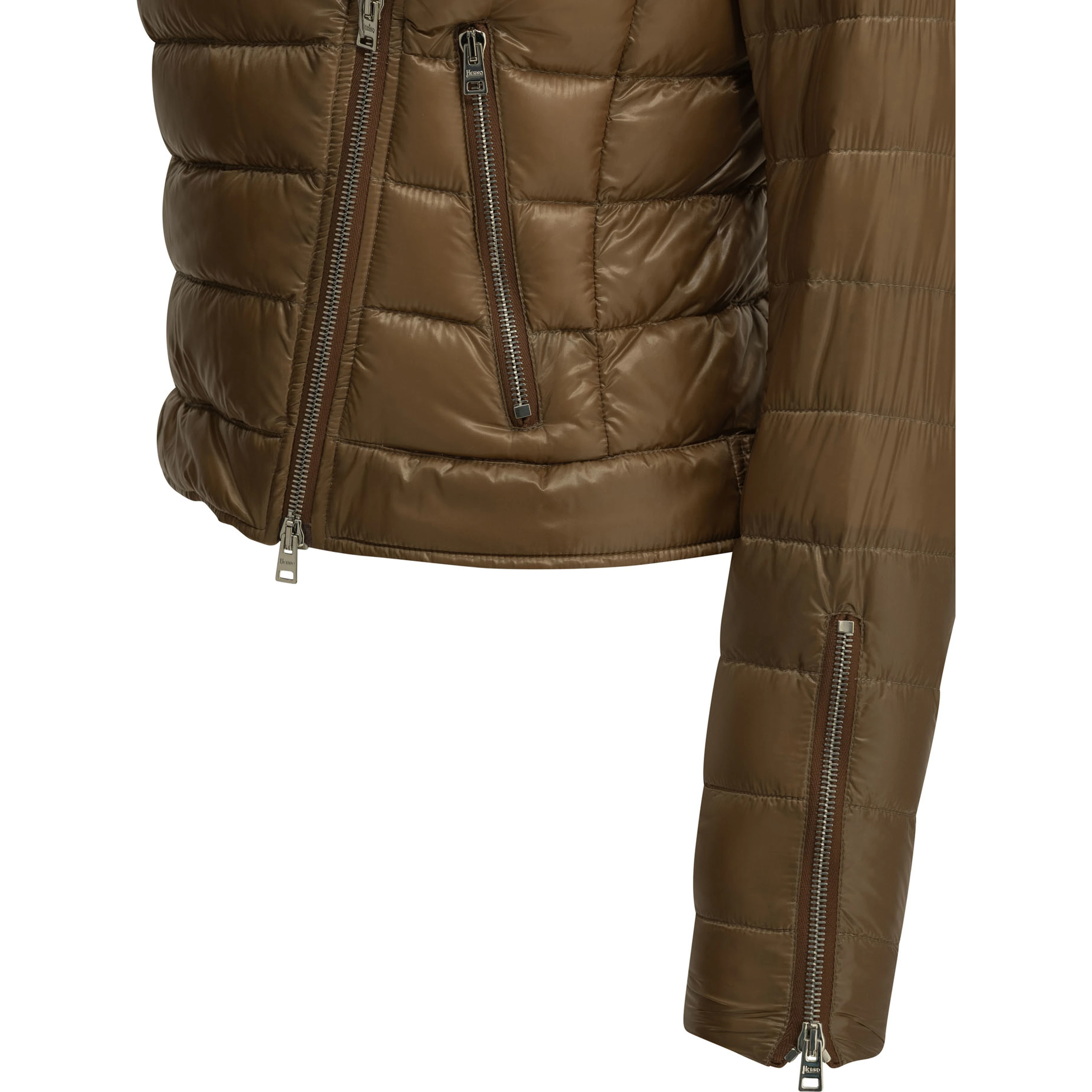 Ultra-light nylon short down jacket