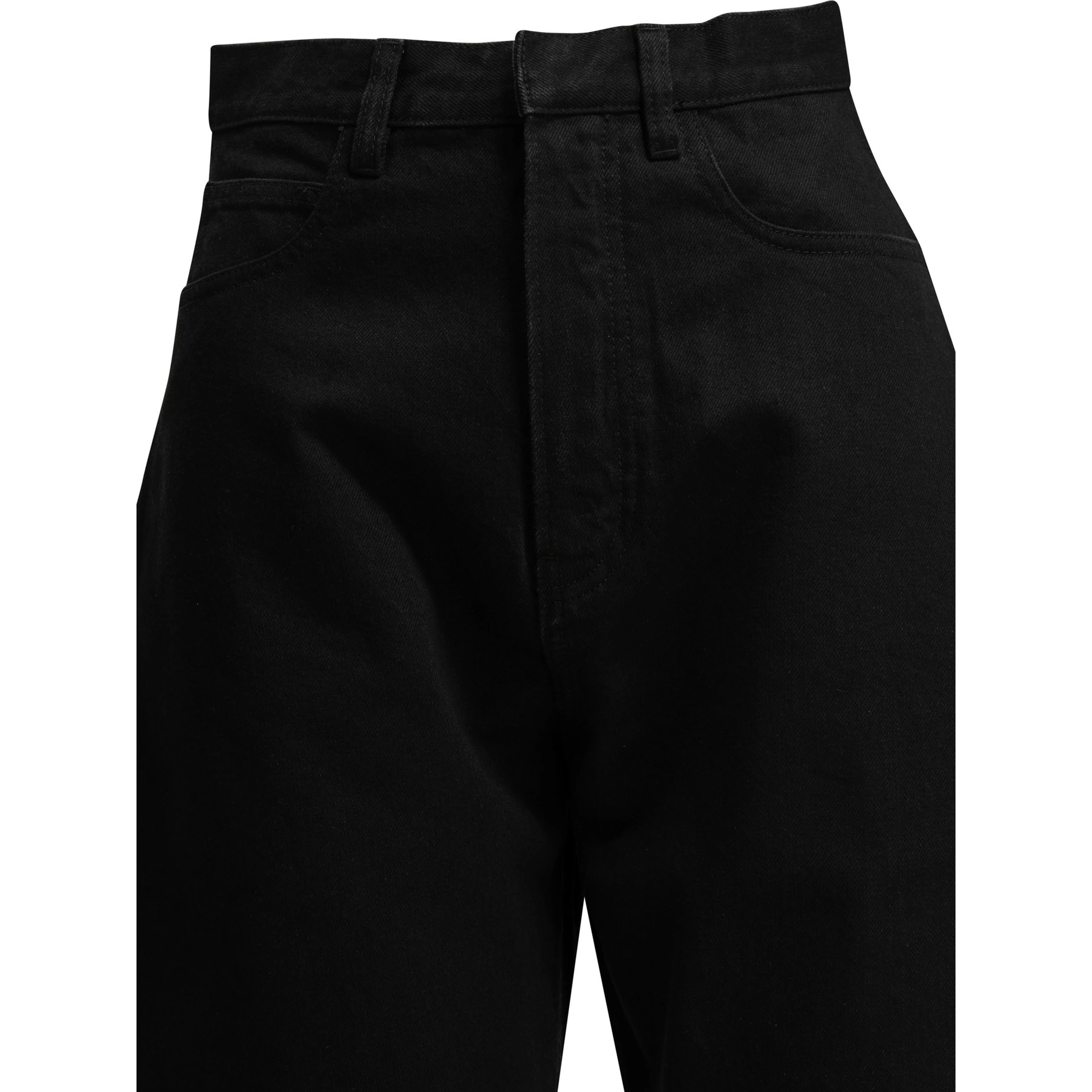 "Round" Wide-Leg Jeans